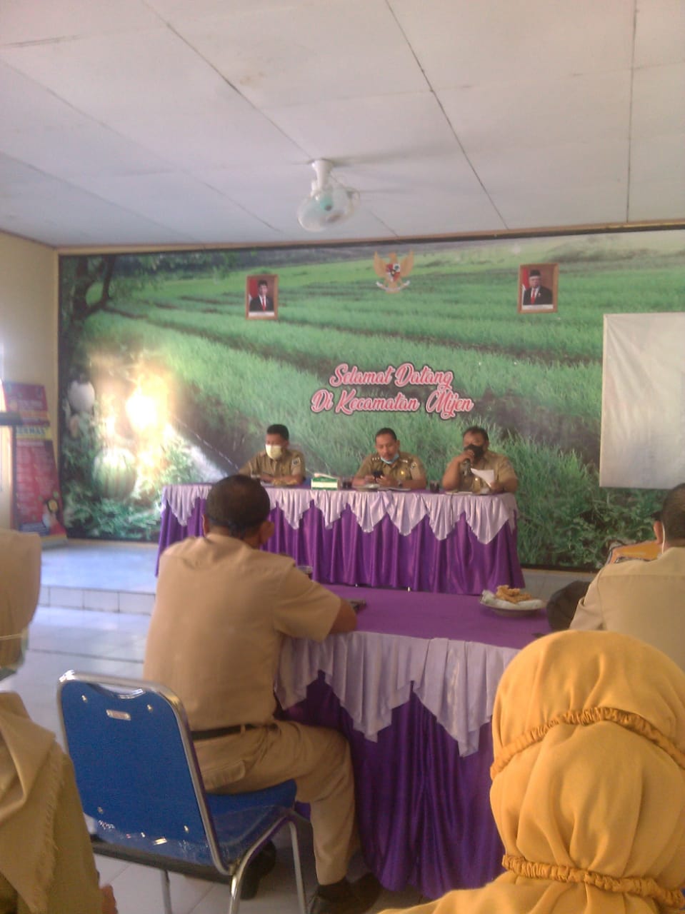 Rapat Koordinasi Sekretaris Desa ( Sekdes ) Se Kecamatan Mijen Kabupaten Demak