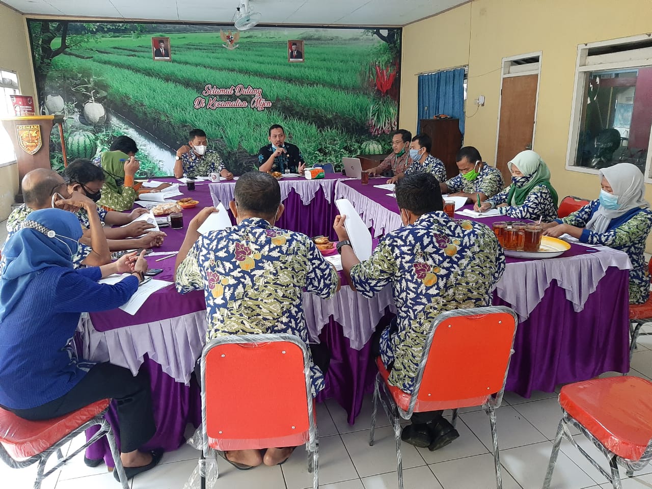 Rapat Staf OPD Kecamatan Mijen Kabupaten Demak