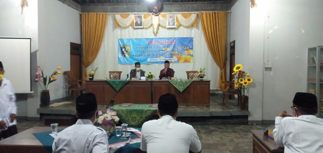 Pelantikan Panitia Pemilihan Kepala Desa Antar Waktu ( PAW ) Desa Bakung Kecamatan Mijen Kabupaten Demak Tahun 2021