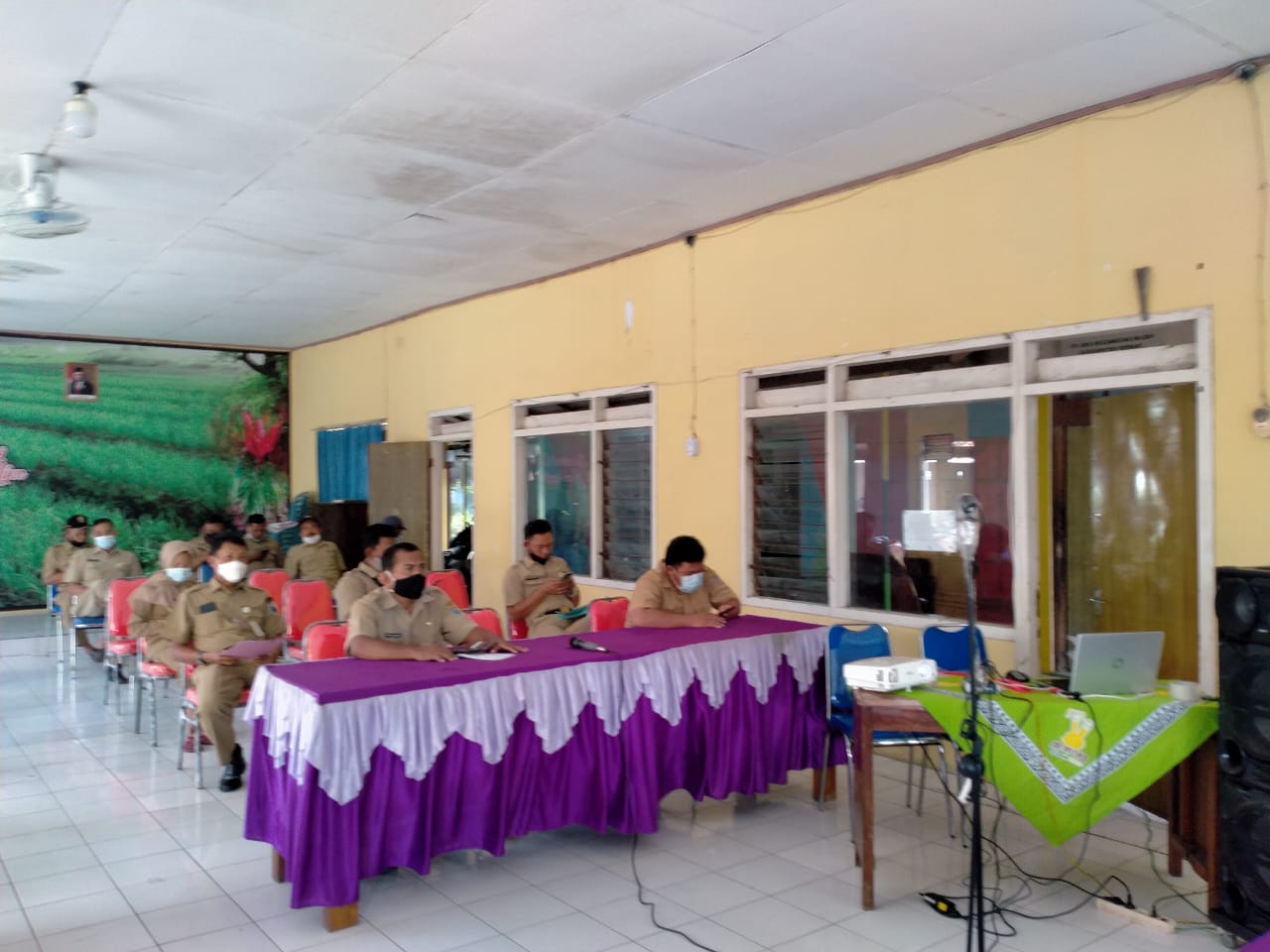 Zoom Meeting Rapat Percepatan Penanganan Covid – 19 di Kabupaten Demak