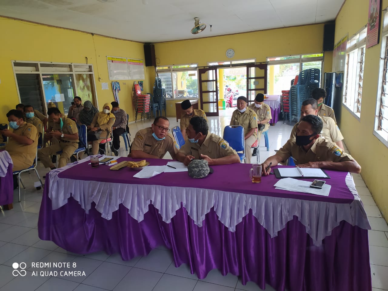 Rapat Koordinasi Sekretaris Desa ( Sekdes ) Se Kecamatan Mijen Kabupaten Demak Tahun 2021
