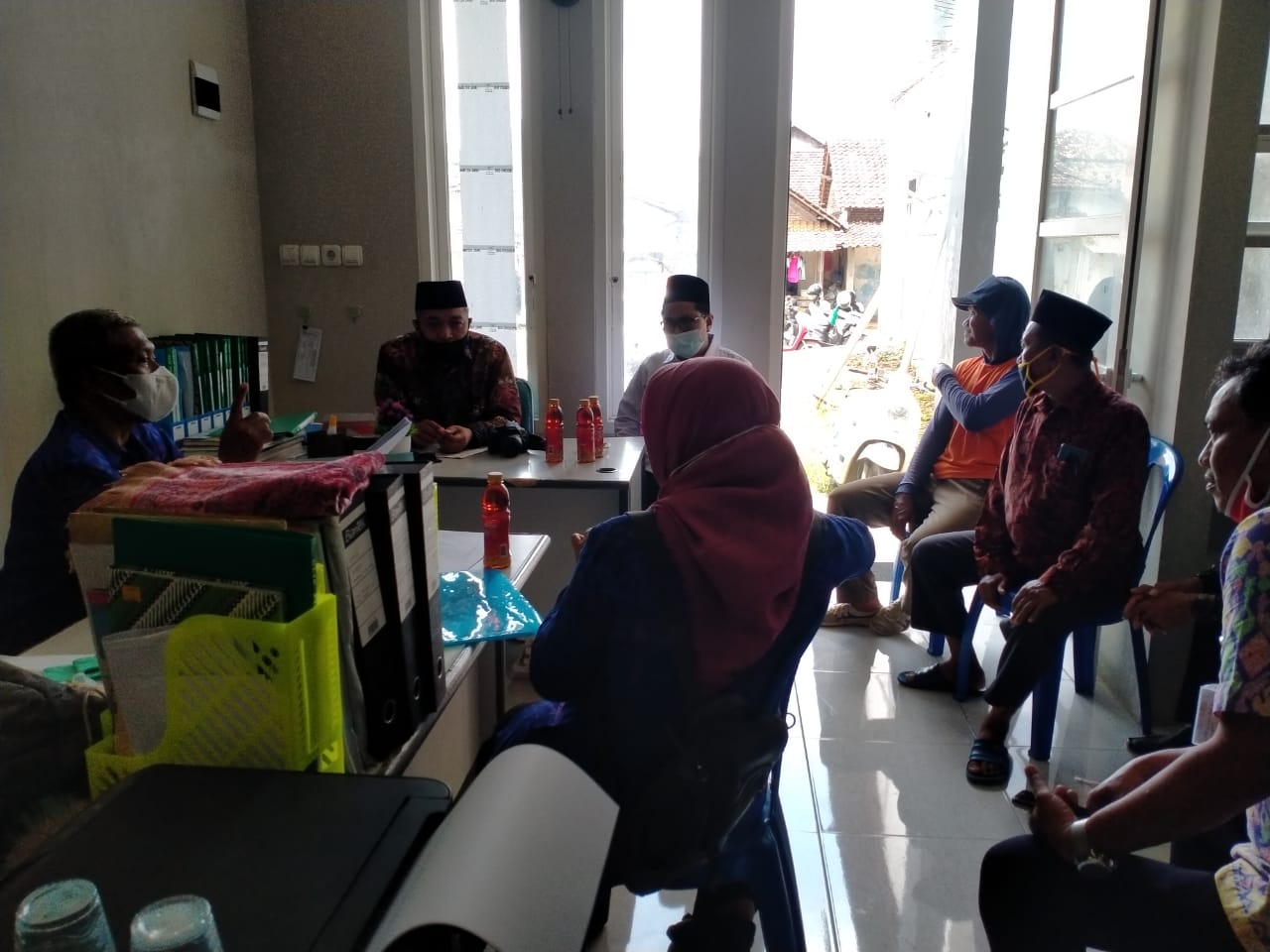 Kegiatan Monitoring Bantuan Keuangan / Bantuan Gubernur Jawa Tengah Kepada Pemerintah Desa Tahun Anggaran 2020 dari Tim Dinpermades P2KB Kabupaten Demak di Desa Bermi Kecamatan Mijen Kabupaten Demak Tahun 2021