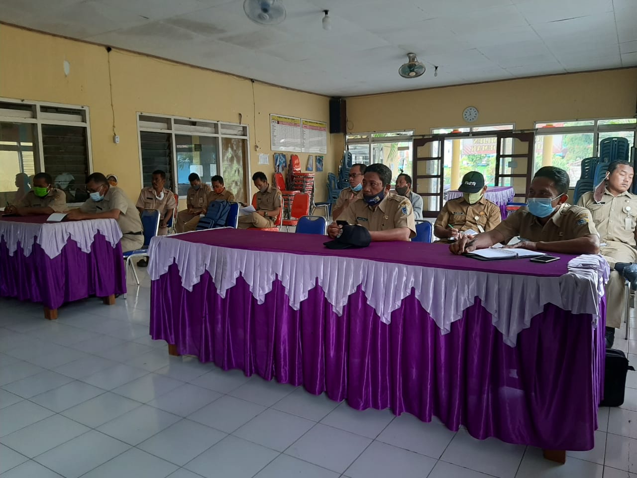 RAPAT KOORDINASI SEKRETARIS DESA SE KECAMATAN MIJEN KABUPATEN DEMAK TAHUN 2021