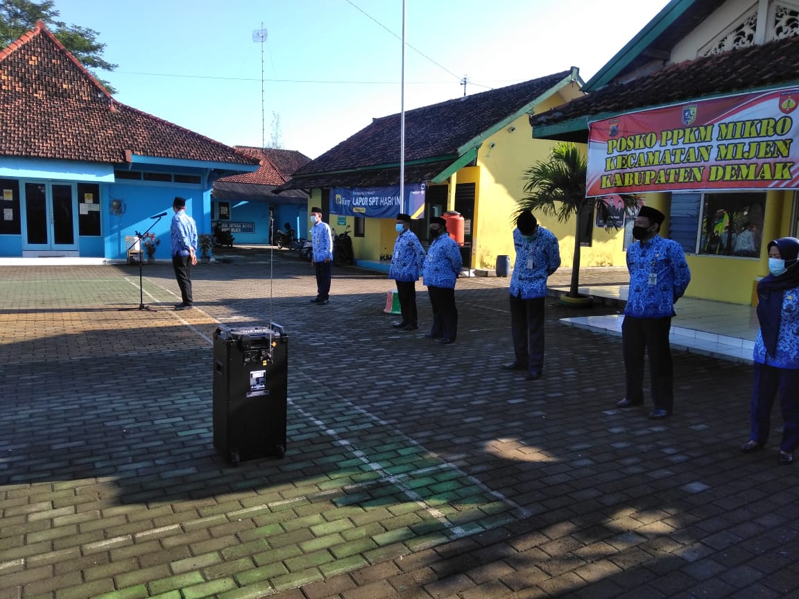 APEL PAGI RUTIN RABU KECAMATAN MIJEN KABUPATEN DEMAK TAHUN 2021