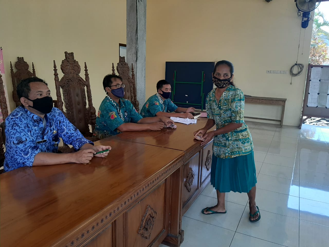 PENYALURAN BANTUAN LANGSUNG TUNAI DANA DESA ( BLT – DD ) TAHAP I DESA MIJEN KECAMATAN MIJEN KABUPATEN DEMAK TAHUN 2021