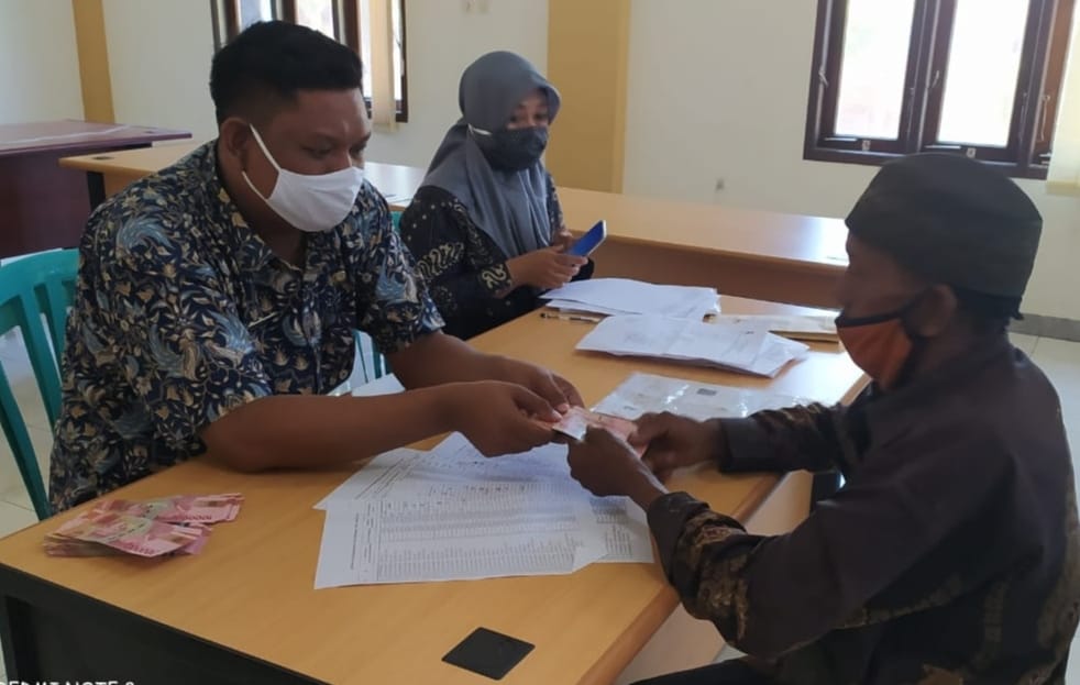MONITORING PENYALURAN BANTUAN LANGSUNG TUNAI DANA DESA ( BLT – DD ) TAHAP I DESA JLEPER KECAMATAN MIJEN KABUPATEN DEMAK TAHUN 2021