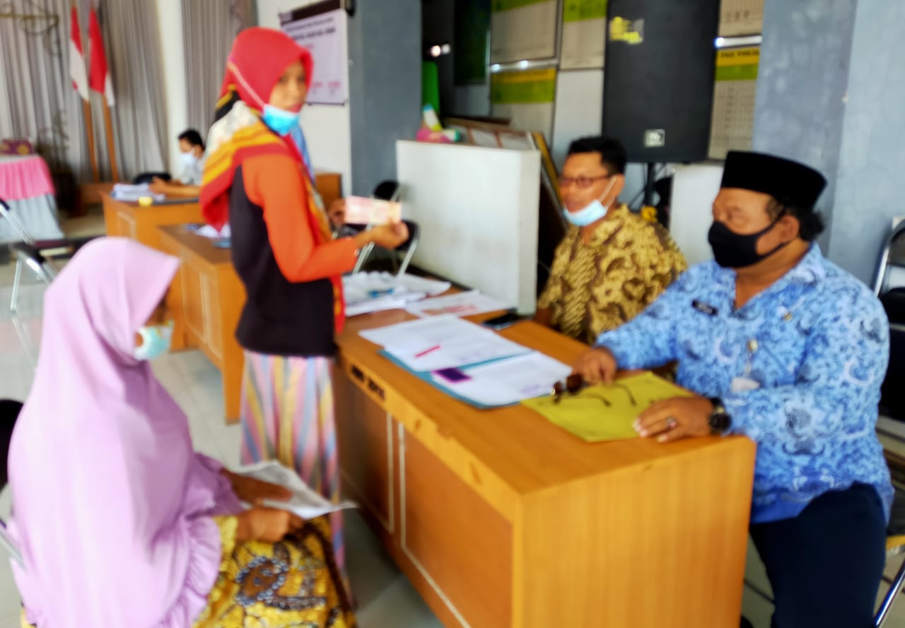 MONITORING PENYALURAN BANTUAN LANGSUNG TUNAI DANA DESA ( BLT – DD ) TAHAP I DESA PASIR KECAMATAN MIJEN KABUPATEN DEMAK TAHUN 2021