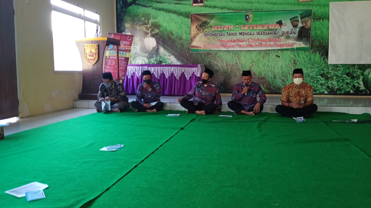 KEGIATAN RUTIN KEAGAMAAN SETIAP HARI KAMIS KECAMATAN MIJEN KABUPATEN DEMAK TAHUN 2021