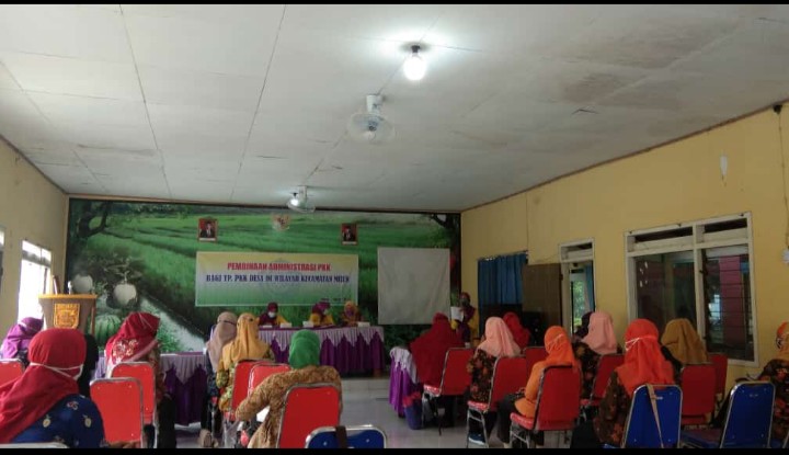 PEMBINAAN ADMINISTRASI PPK BAGI TIM PENGGERAK PKK DESA SE  KECAMATAN MIJEN KABUPATEN DEMAK TAHUN 2021