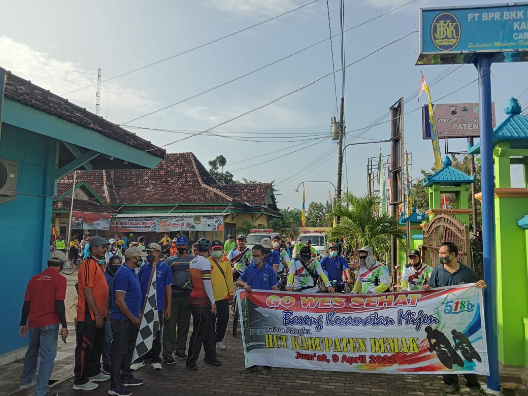 KEGIATAN GOES DALAM RANGKA HARI JADI KABUPATEN DEMAK KE 518 KECAMATAN MIJEN KABUPATEN DEMAK TAHUN 2021