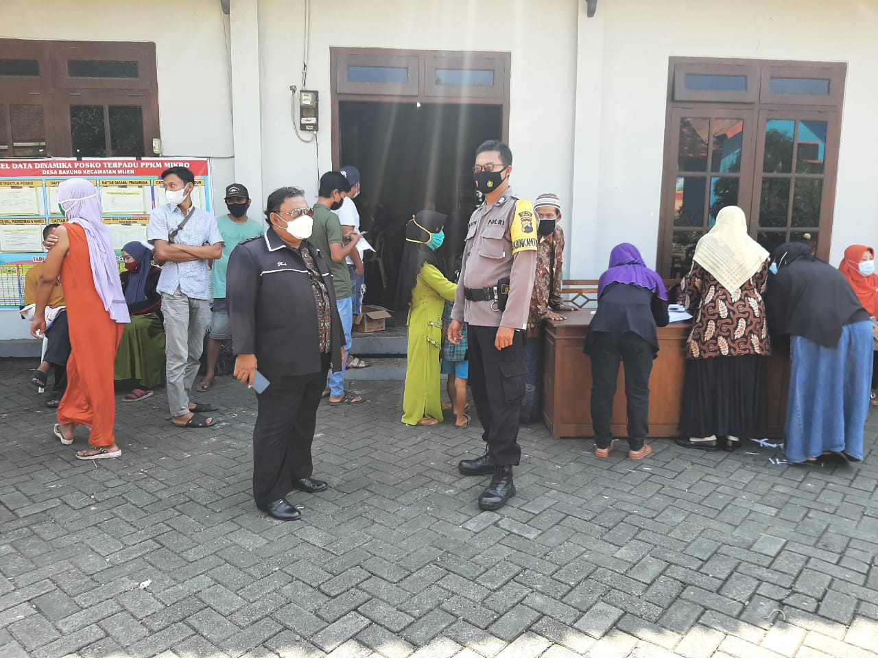 KEGIATAN MONITORING VAKSINASI COVID-19 DI DESA BAKUNG KECAMATAN MIJEN KABUPATEN DEMAK TAHUN 2021