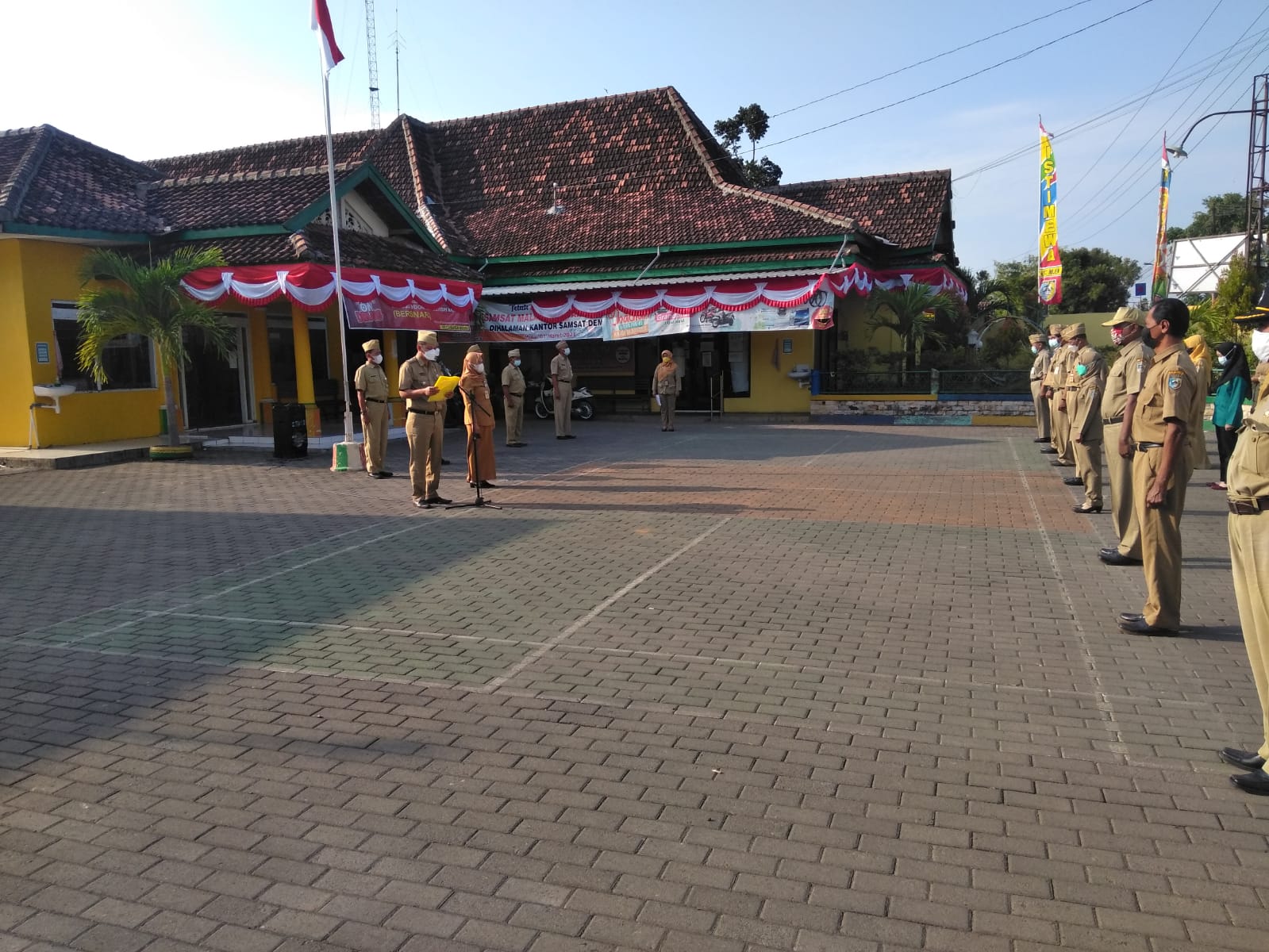 APEL PAGI RUTIN SENIN KECAMATAN MIJEN KABUPATEN DEMAK TAHUN 2021