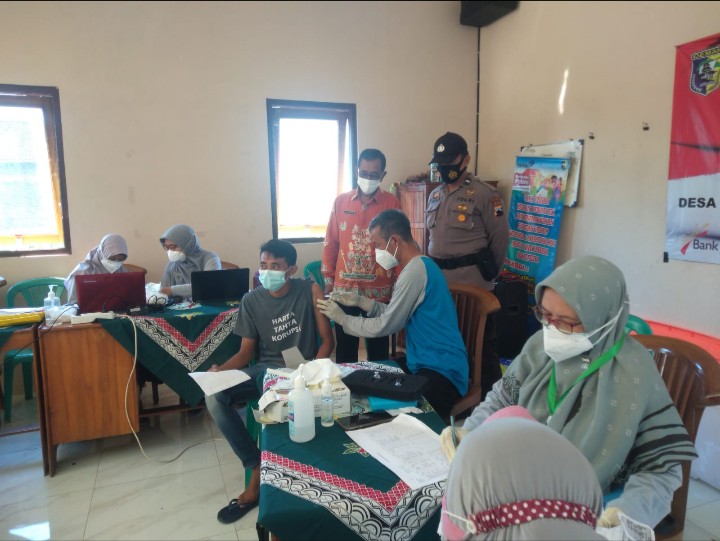 KEGIATAN MONITORING VAKSINASI COVID 19 DOSIS 2 DI DESA PASIR DAN DESA NGEGOT KECAMATAN MIJEN KABUPATEN DEMAK TAHUN 2021