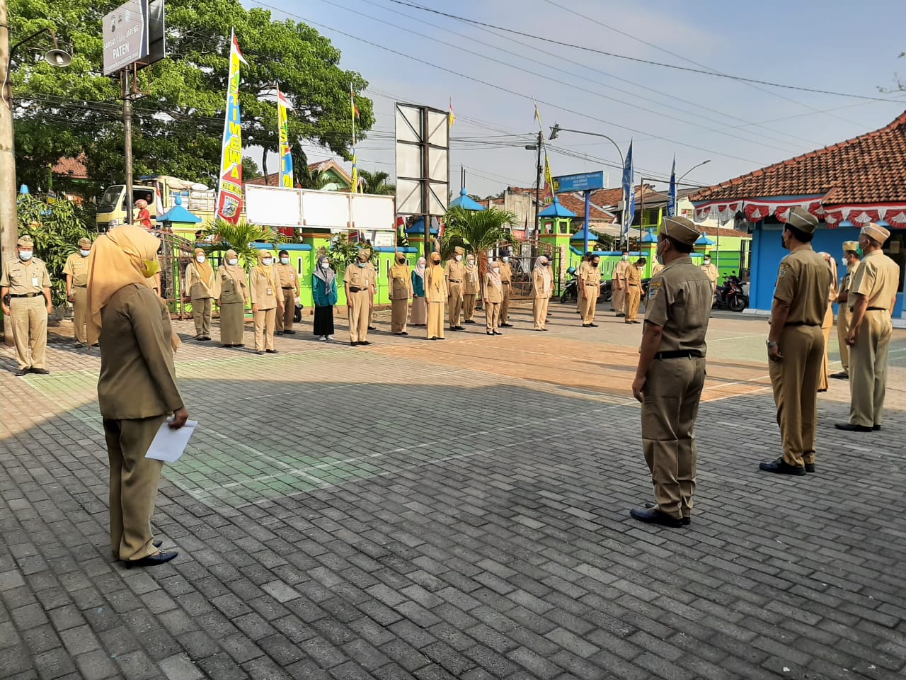 APEL PAGI RUTIN SENIN KECAMATAN MIJEN KABUPATEN DEMAK TAHUN 2021