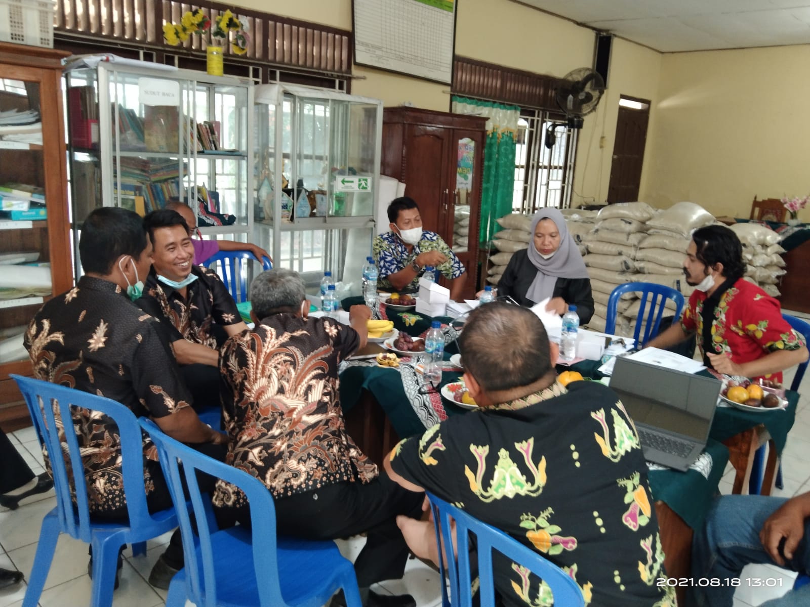 KEGIATAN MONITORING APBDES DI DESA PECUK KECAMATAN MIJEN KABUPATEN DEMAK TAHUN 2021