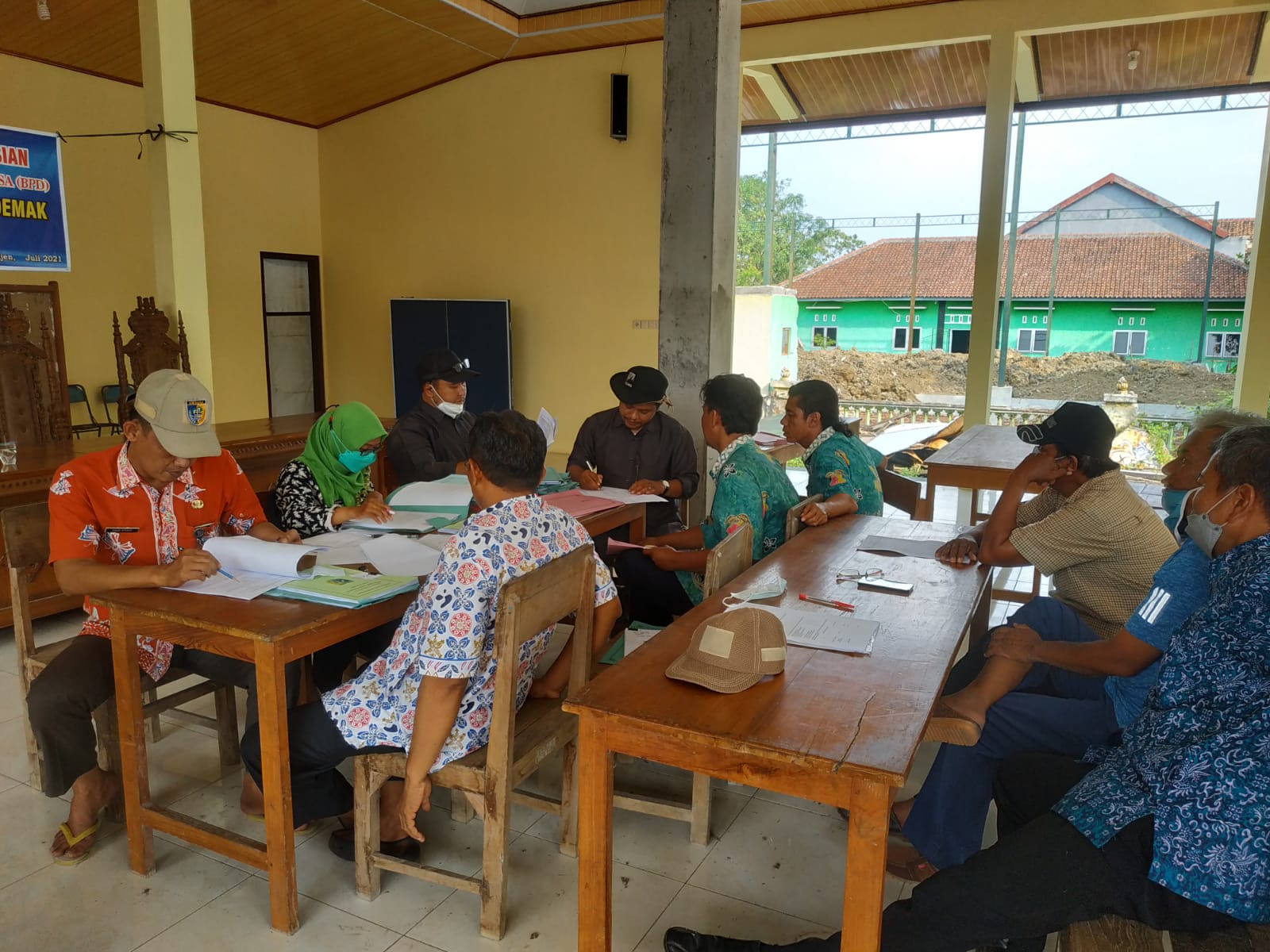 KEGIATAN MONITORING APBDES DI DESA MIJEN KECAMATAN MIJEN KABUPATEN DEMAK TAHUN 2021