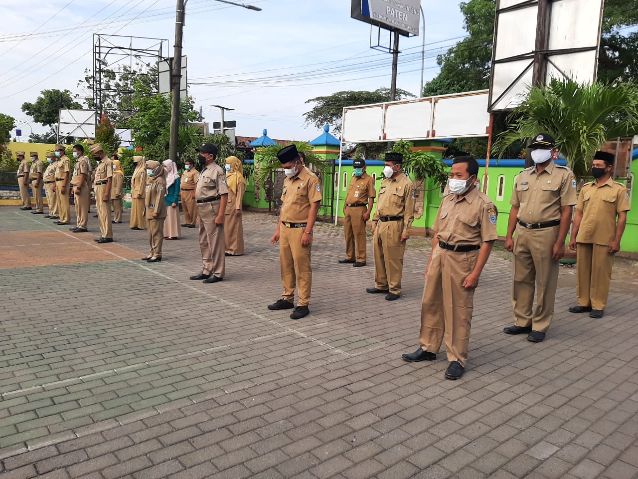 APEL PAGI RUTIN SENIN KECAMATAN MIJEN KABUPATEN DEMAK TAHUN 2021