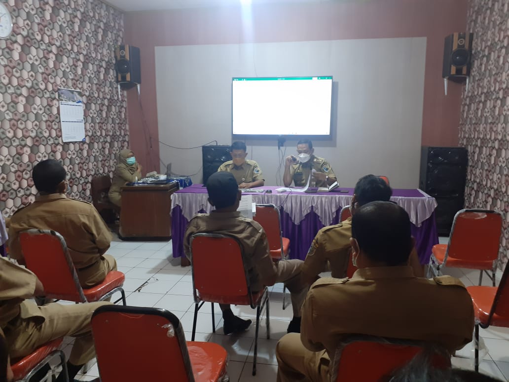 RAPAT KOORDINASI SEKRETARIS DESA SE KECAMATAN MIJEN KABUPATEN DEMAK TAHUN 2021