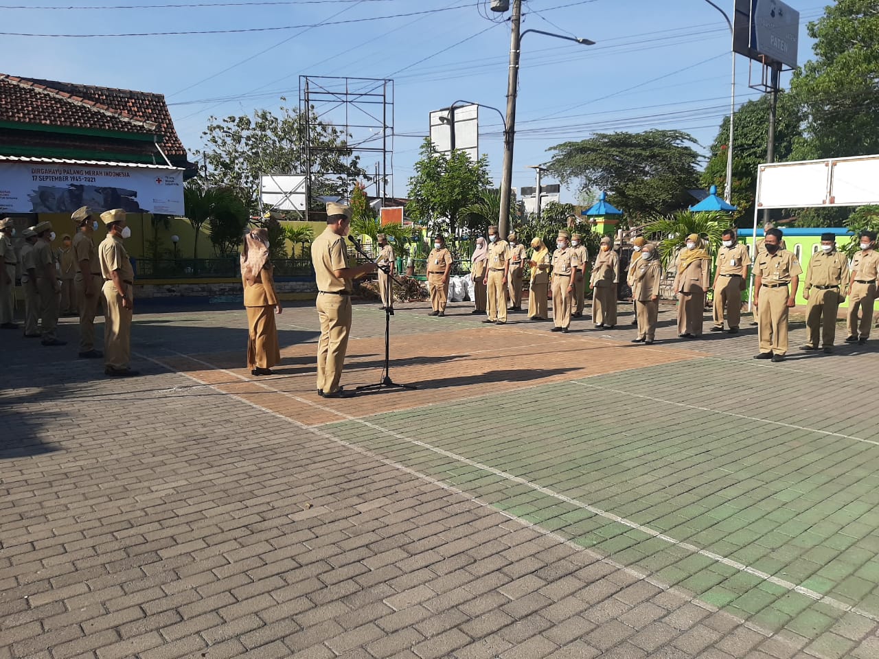 APEL PAGI RUTIN SENIN KECAMATAN MIJEN KABUPATEN DEMAK TAHUN 2021