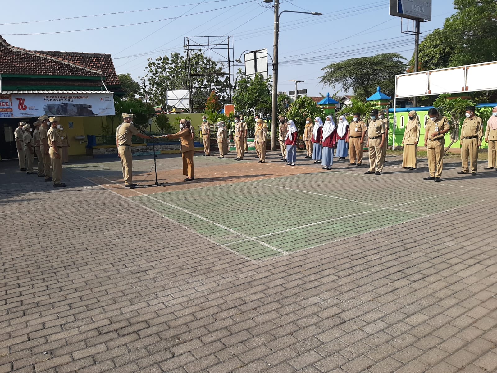 APEL PAGI RUTIN SENIN KECAMATAN MIJEN KABUPATEN DEMAK TAHUN 2021