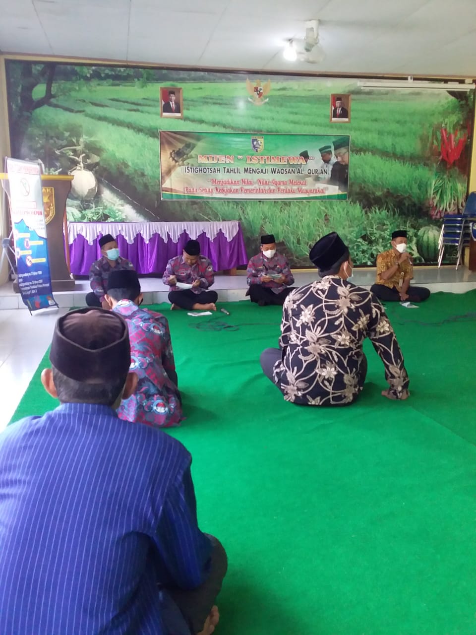 KEGIATAN RUTIN KEAGAMAAN ISTIGOSAH, TAHLIL, MENGAJI WAOSAN ALQURAN ( MIJEN ISTIMEWA ) KECAMATAN MIJEN KABUPATEN DEMAK TAHUN 2021