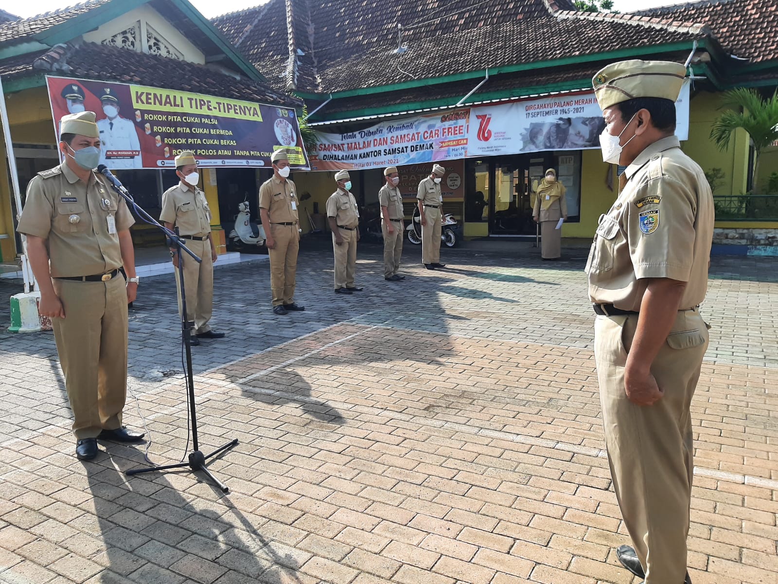 APEL PAGI RUTIN SENIN KECAMATAN MIJEN KABUPATEN DEMAK TAHUN 2021