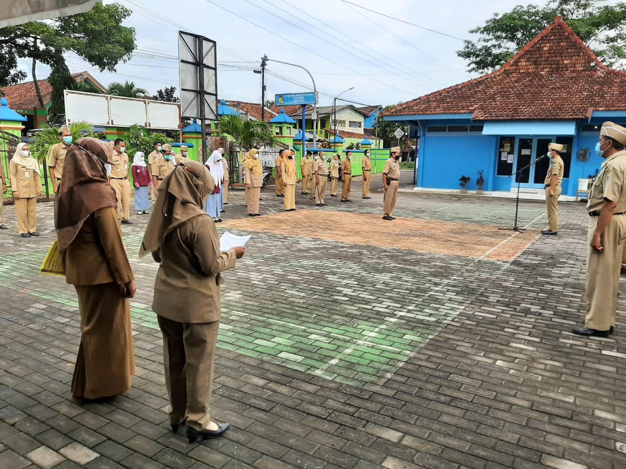 APEL PAGI RUTIN SENIN KECAMATAN MIJEN KABUPATEN DEMAK TAHUN 2021