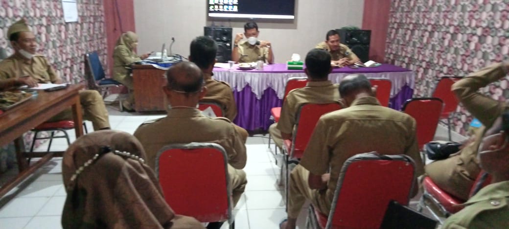 RAPAT KOORDINASI SEKRETARIS DESA SE KECAMATAN MIJEN KABUPATEN DEMAK TAHUN 2021