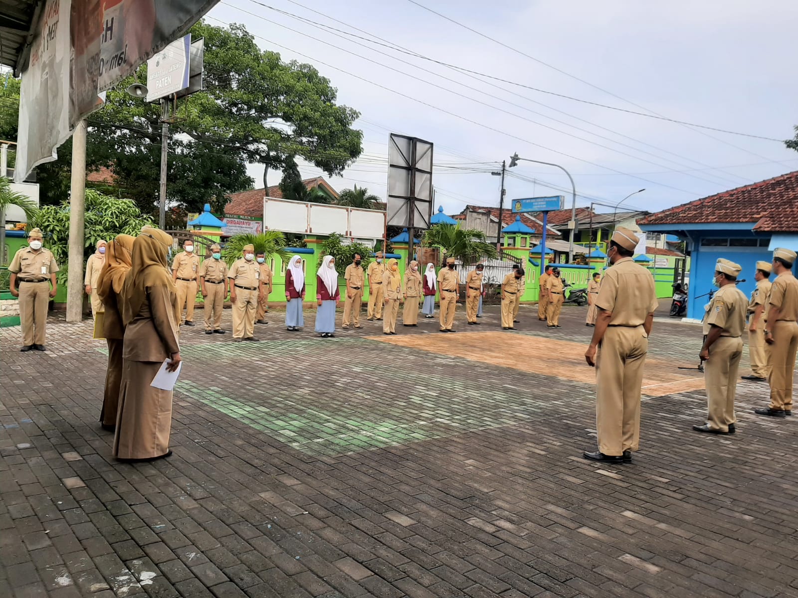 APEL PAGI RUTIN SENIN KECAMATAN MIJEN KABUPATEN DEMAK TAHUN 2021