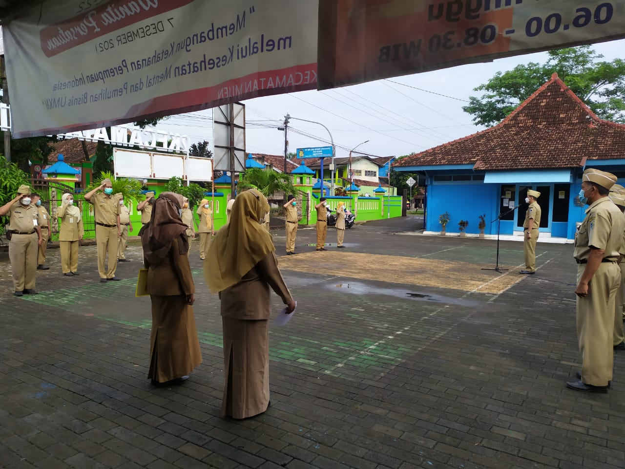 APEL PAGI RUTIN SENIN KECAMATAN MIJEN KABUPATEN DEMAK TAHUN 2021