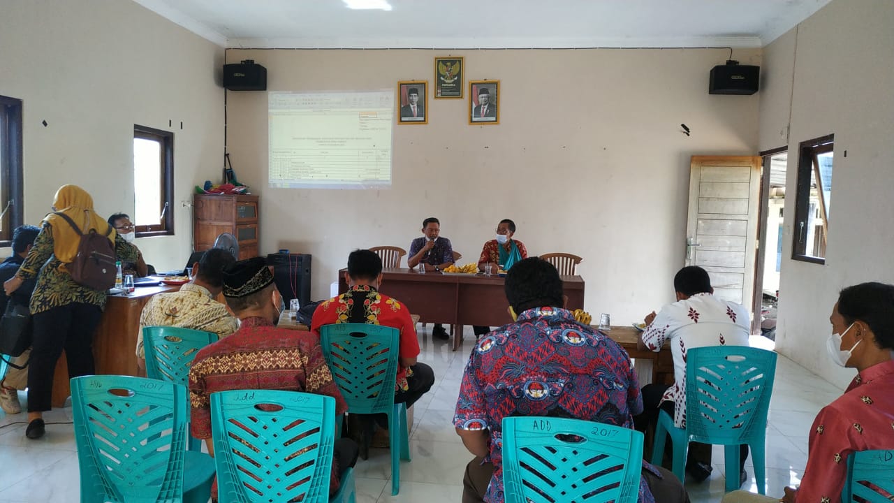 EVALUASI RANCANGAN APBDes TAHUN 2022 DESA NGEGOT KECAMATAN MIJEN KABUPATEN DEMAK TAHUN 2021