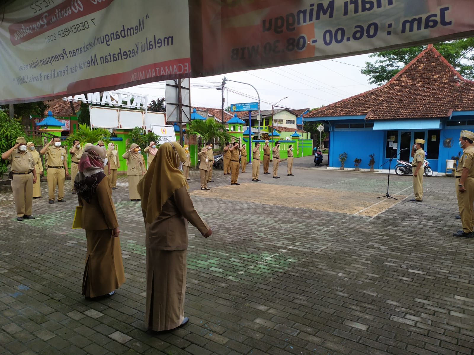 APEL PAGI RUTIN SENIN KECAMATAN MIJEN KABUPATEN DEMAK TAHUN 2021