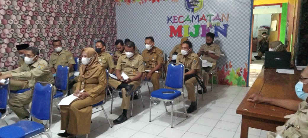 RAPAT KOORDINASI SEKRETARIS DESA SE KECAMATAN MIJEN KABUPATEN DEMAK TAHUN 2021