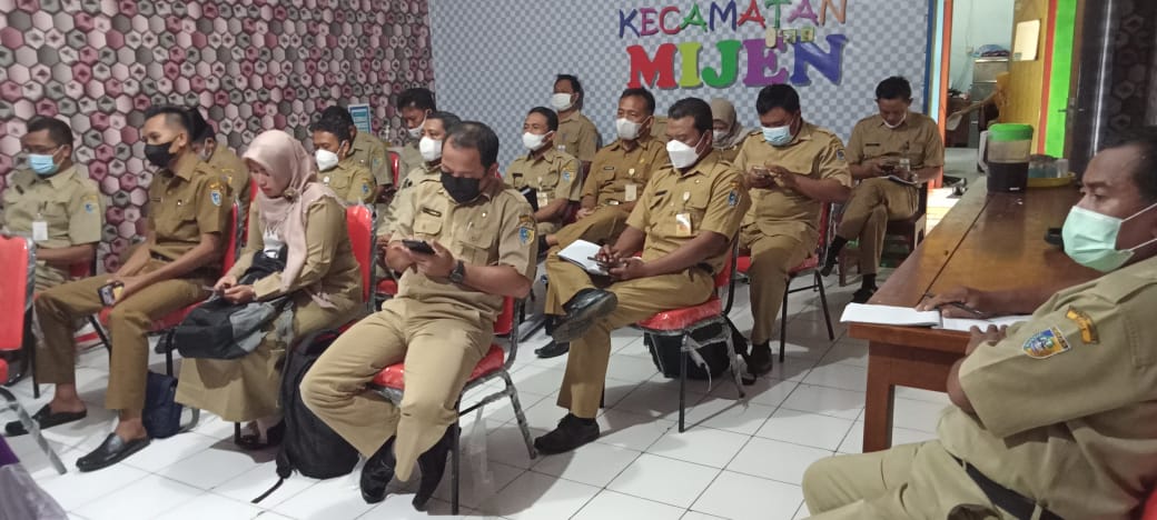 RAPAT KOORDINASI SEKRETARIS DESA SE KECAMATAN MIJEN KABUPATEN DEMAK TAHUN 2022
