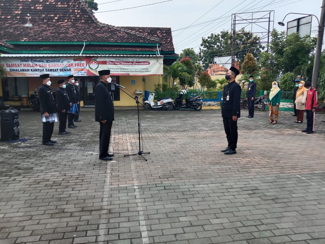 APEL PAGI RUTIN SENIN KECAMATAN MIJEN KABUPATEN DEMAK TAHUN 2022