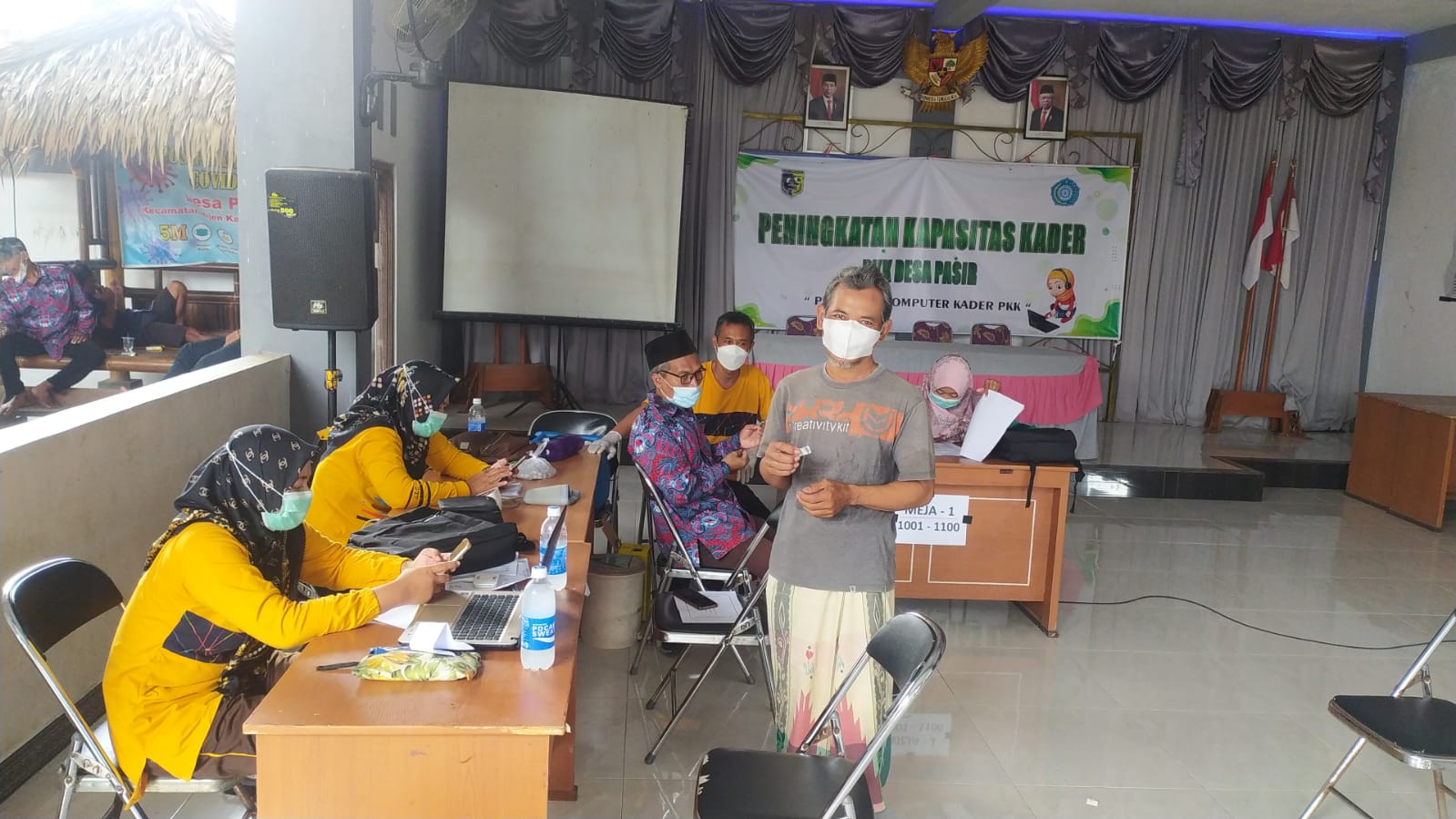 MONITORING VAKSINASI COVID-19 DOSIS 1,2 DAN 3 BOOSTER DI DESA PASIR KECAMATAN MIJEN KABUPATEN DEMAK TAHUN 2022