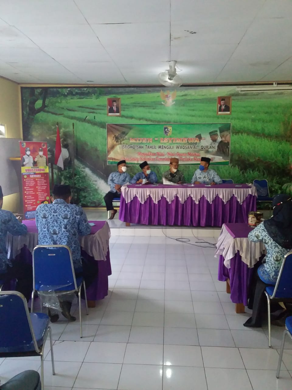 KEGIATAN RUTIN KEAGAMAAN ISTIGOSAH, TAHLIL, MENGAJI WAOSAN AL QURAN ( MIJEN ISTIMEWA ) KECAMATAN MIJEN KABUPATEN DEMAK TAHUN 2022