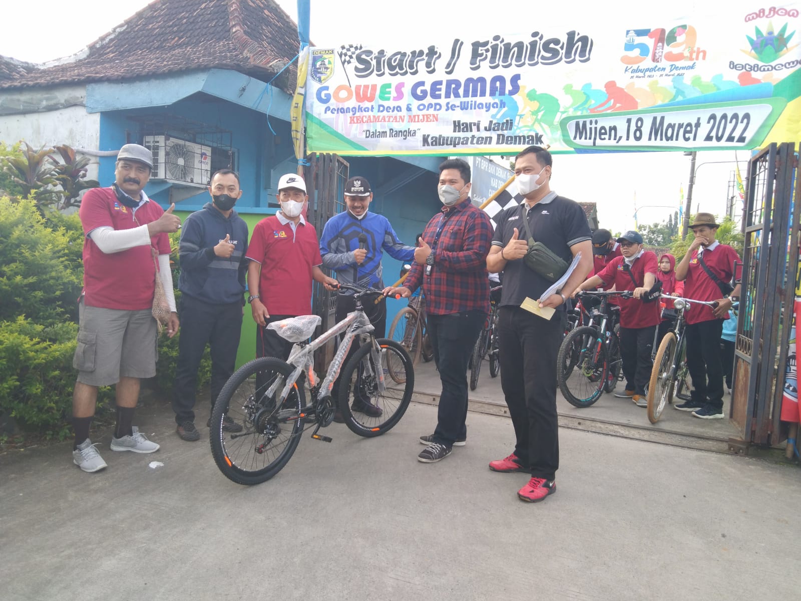 GOES GERMAS DALAM RANGKA HARI JADI KABUPATEN DEMAK KE 519 KECAMATAN MIJEN KABUPATEN DEMAK TAHUN 2022