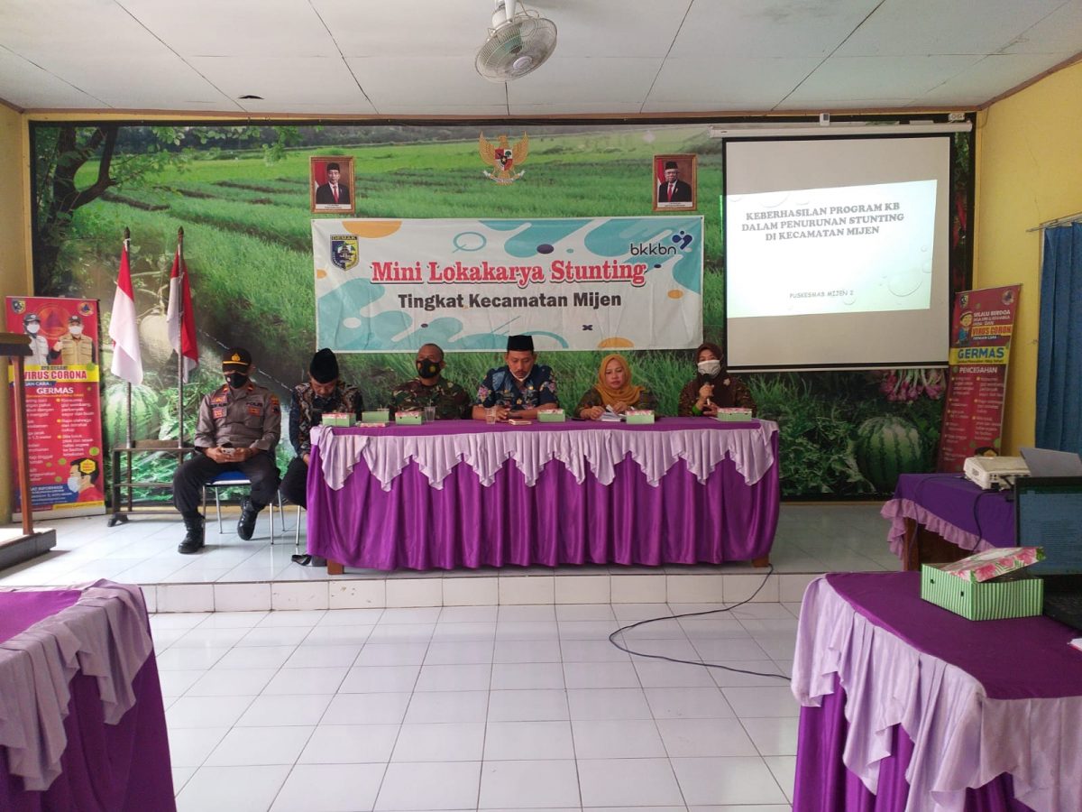MINI LOKAKARYA STUNTING TINGKAT KECAMATAN MIJEN KABUPATEN DEMAK TAHUN 2022.