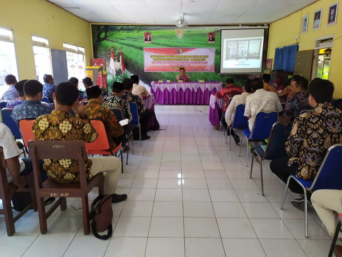 SOSIALISASI PELAYANAN ADMINISTRASI TERPADU KECAMATAN ( PATEN ) BAGI DESA  DAN PELAKSANAAN URUSAN PEMERINTAH YANG TERKAIT DENGAN KEWENANGAN YANG DI LIMPAHKAN  KECAMATAN MIJEN KABUPATEN DEMAK TAHUN 2022.