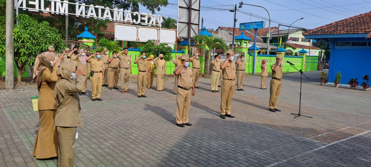 APEL PAGI RUTIN SENIN KECAMATAN MIJEN KABUPATEN DEMAK TAHUN 2022.