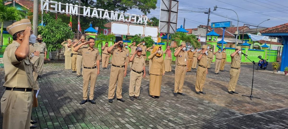 APEL PAGI RUTIN SENIN KECAMATAN MIJEN KABUPATEN DEMAK TAHUN 2022.