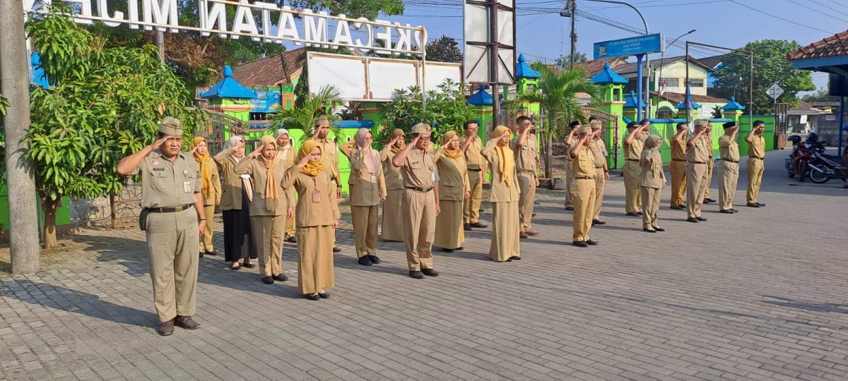 APEL PAGI RUTIN SENIN KECAMATAN MIJEN KABUPATEN DEMAK TAHUN 2023.