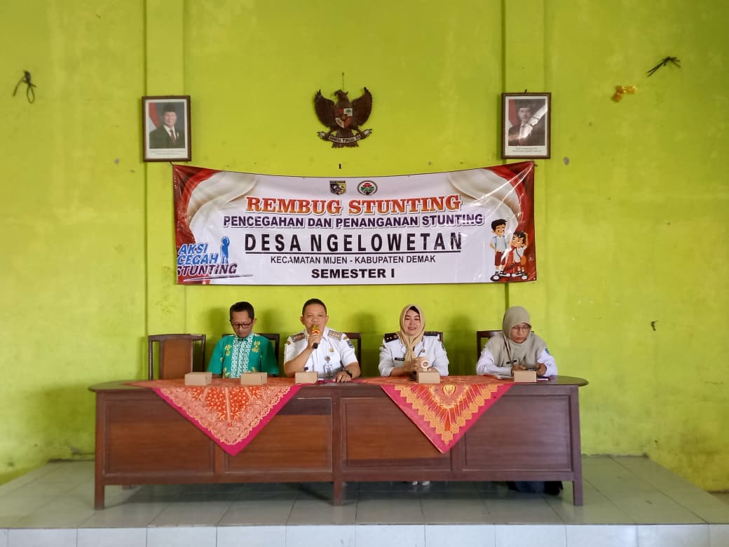 REMBUG STUNTING PENCEGAHAN DAN PENANGANAN STUNTING SEMESTER I DESA NGELOWETAN KECAMATAN MIJEN KABUPATEN DEMAK TAHUN 2026